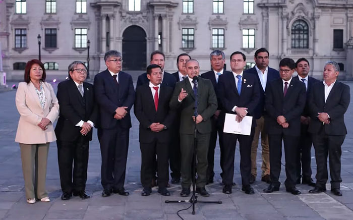Presidente José Jerí se reunió con gobernadores regionales en Palacio de Gobierno